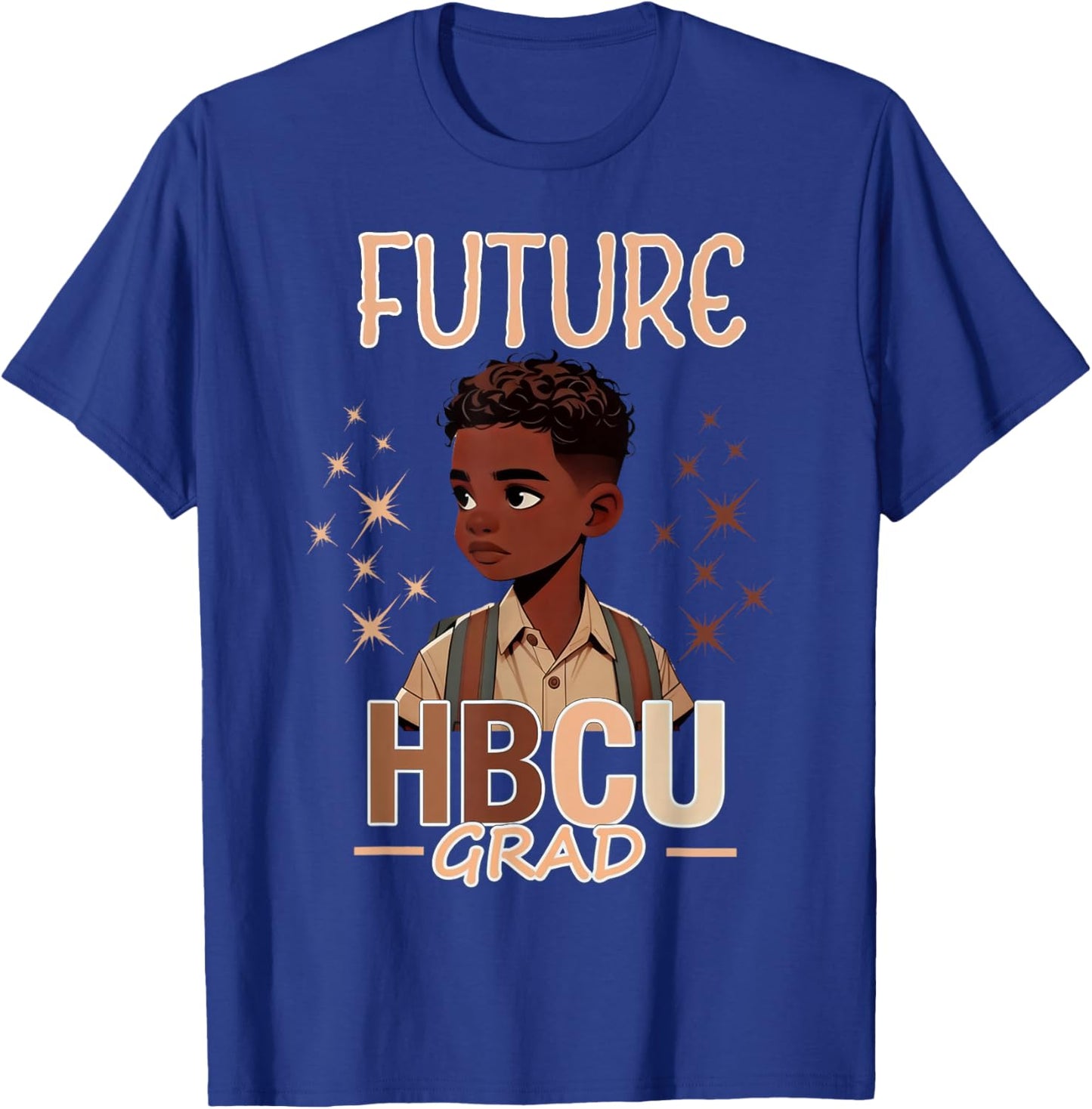 Future HBCU Grad Graduation Boy T-Shirt - T-Shirt | Royal