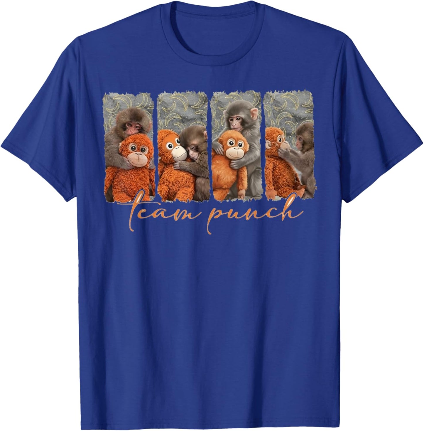 Team Punch Monkey T-Shirt - T-Shirt | Royal