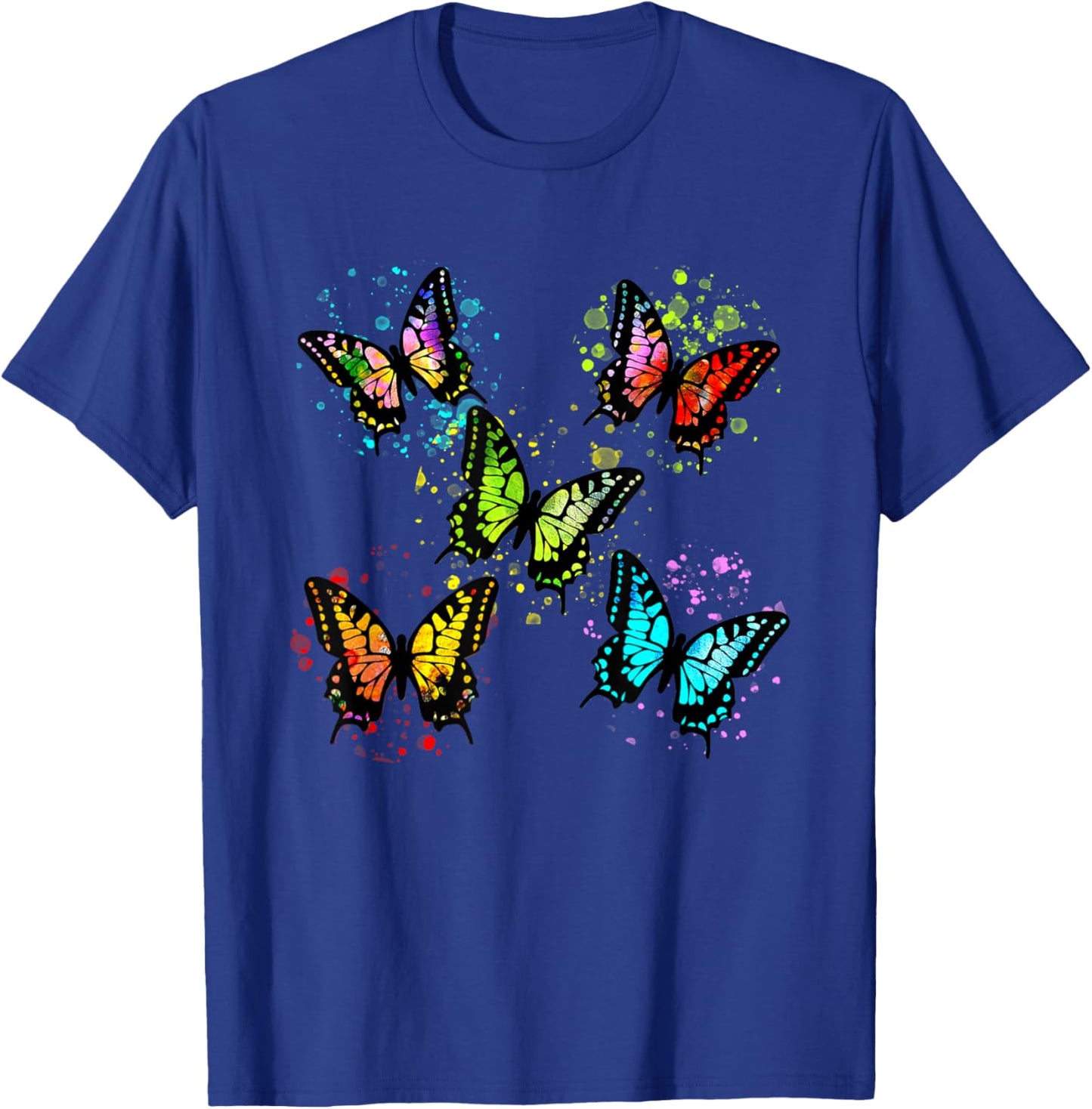 Colorful Butterfly Lover T-Shirt - T-Shirt | Royal