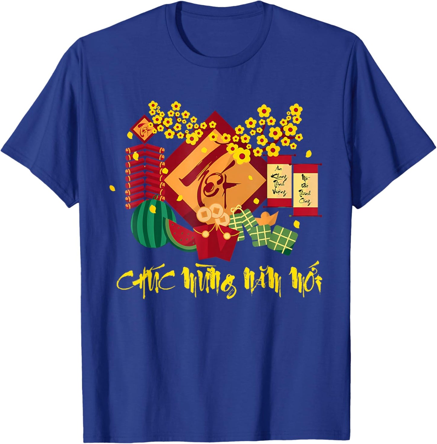 Happy Vietnamese Lunar New Year 2026 Chuc Mung NAM Moi TET T-Shirt - T-Shirt | Royal