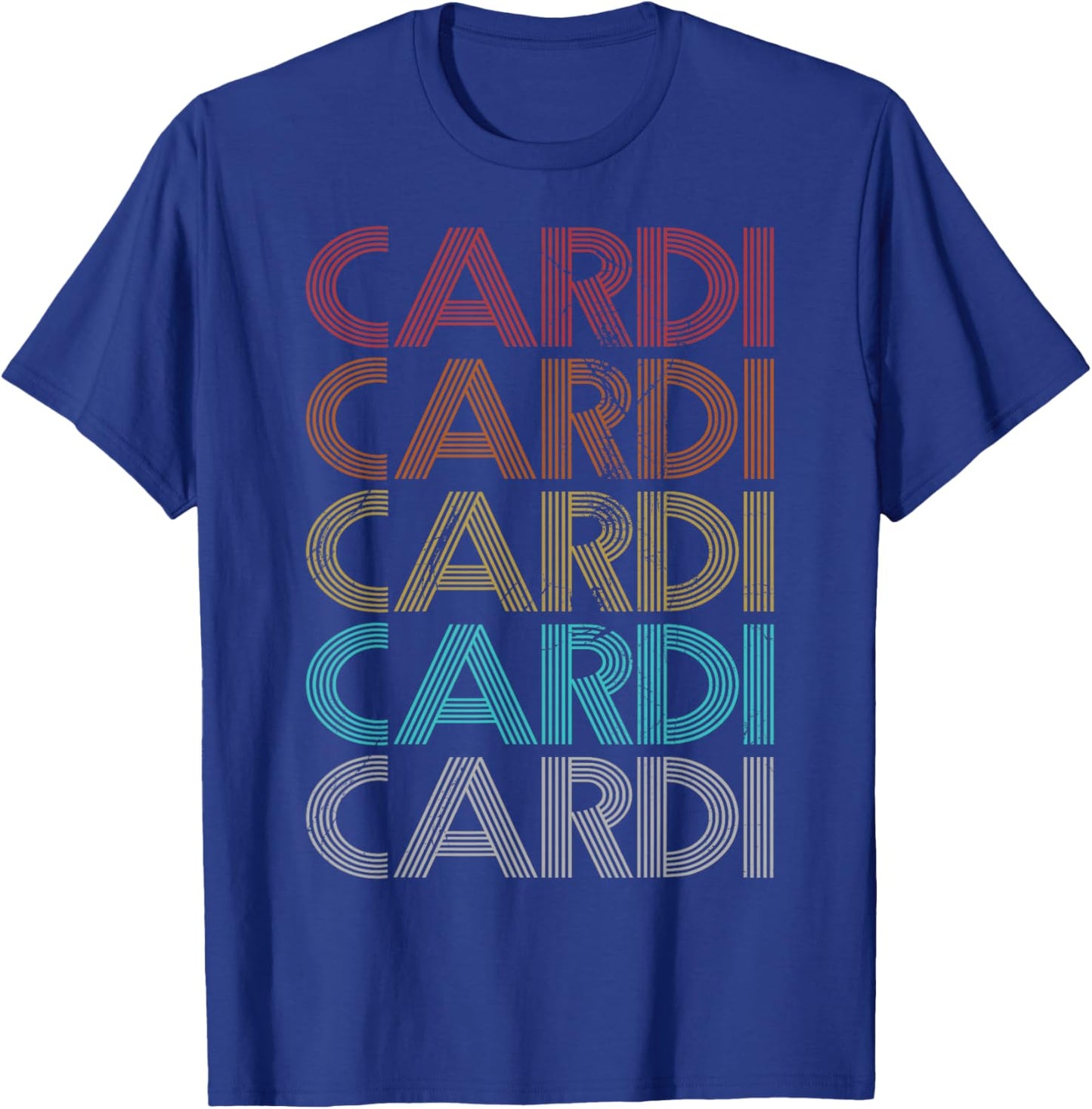Retro Vintage Cardi T-Shirt - T-Shirt | Royal