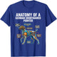 Athletic Anatomy of a German Shorthaired T-Shirt - T-Shirt | Royal