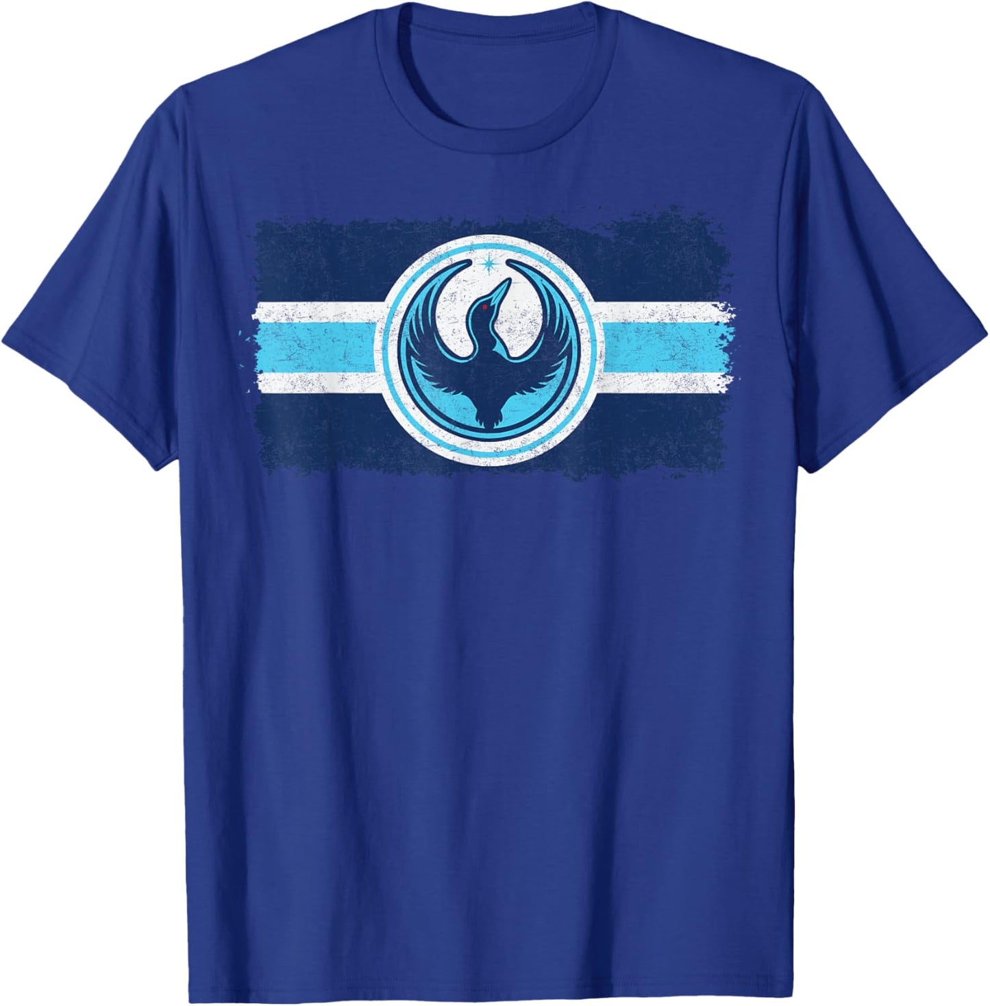 Minnesota Rebel Loon Alliance Flag Symbol MN Flag T-Shirt - T-Shirt | Royal