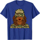 Unbothered Loc'd Girl Woman Camo Cap Black Women T-Shirt - T-Shirt | Royal