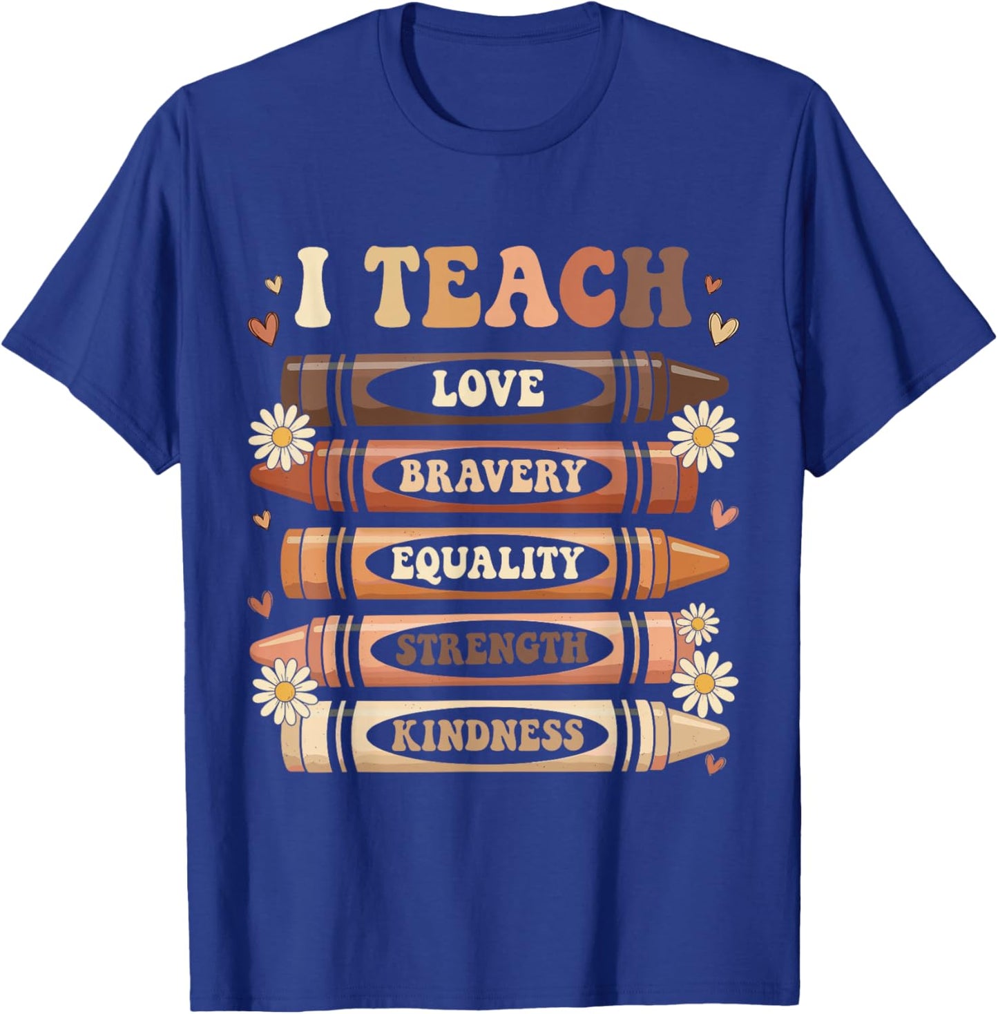 Black History Month I Teach Black History Teacher Melanin T-Shirt - T-Shirt | Royal