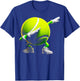 Funny Dabbing Dab Tennis Ball Joke Tennis Player T-Shirt - T-Shirt | Royal