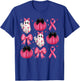 Breast Cancer Awareness Pink Pumpkin Ghost Women Men Kids T-Shirt - T-Shirt | Royal