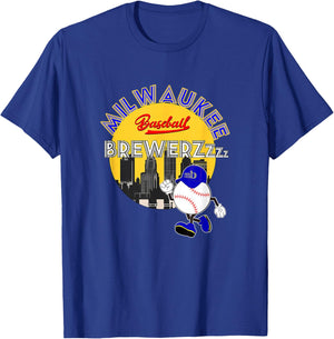 Brew Crew_Sausage Race_003 T-Shirt - T-Shirt | Royal
