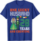 One Lucky Husband 28 Years and Counting St Patricks Day Wife T-Shirt - T-Shirt | Royal