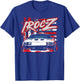 American Classic 1985 IROC Z Front Profile Shot USA Flag T-Shirt - T-Shirt | Royal
