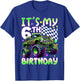 It's My 6th Birthday Boy Monster Truck 6 Year Old Bday Kids T-Shirt - T-Shirt | Royal