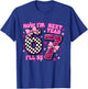 6 Year Old Birthday Girls Kids Now I'm 6 Next Year I'll be 7 T-Shirt - T-Shirt | Royal