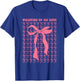 Funny Wrapping Up 100 Days Coquette Bow 100th Day of School T-Shirt - T-Shirt | Royal