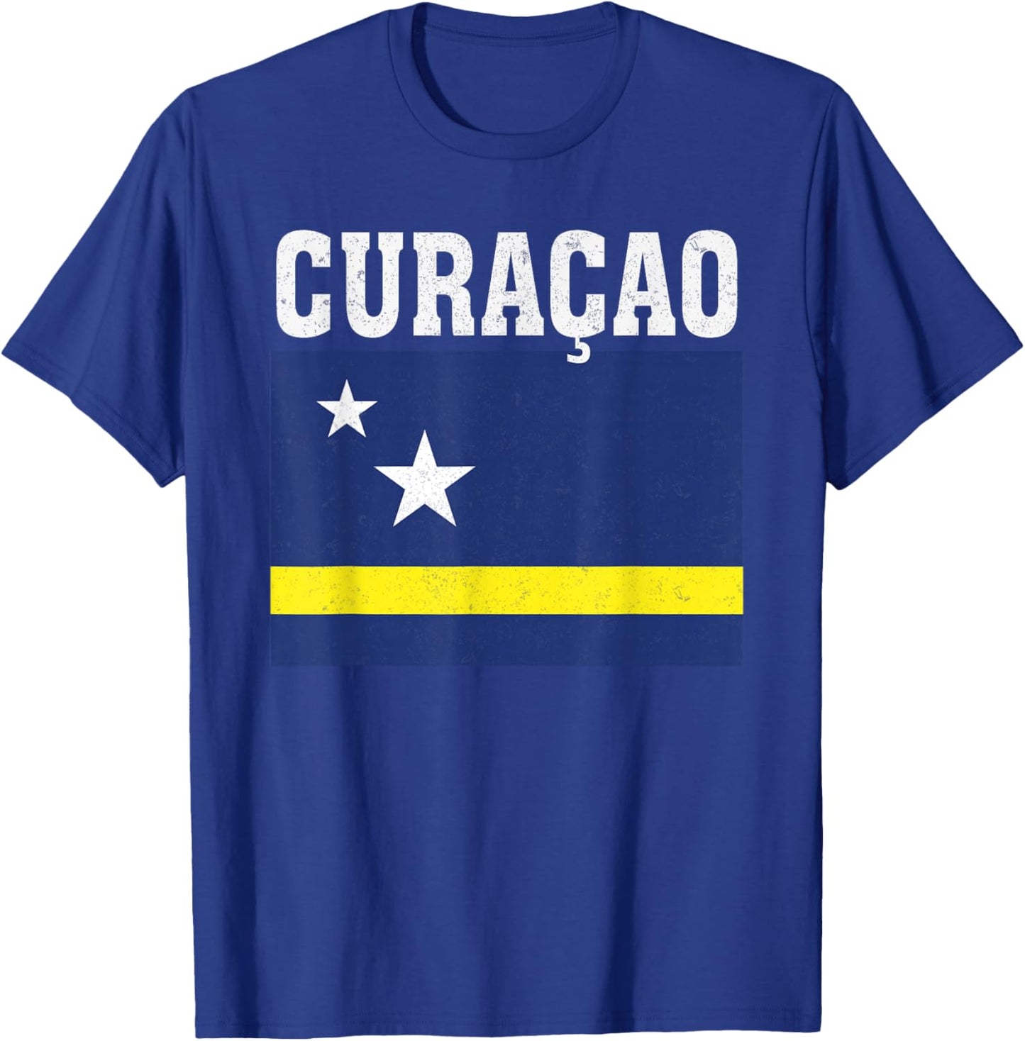 Curacao Flag Patriotic National Roots Souvenir T-Shirt - T-Shirt | Royal