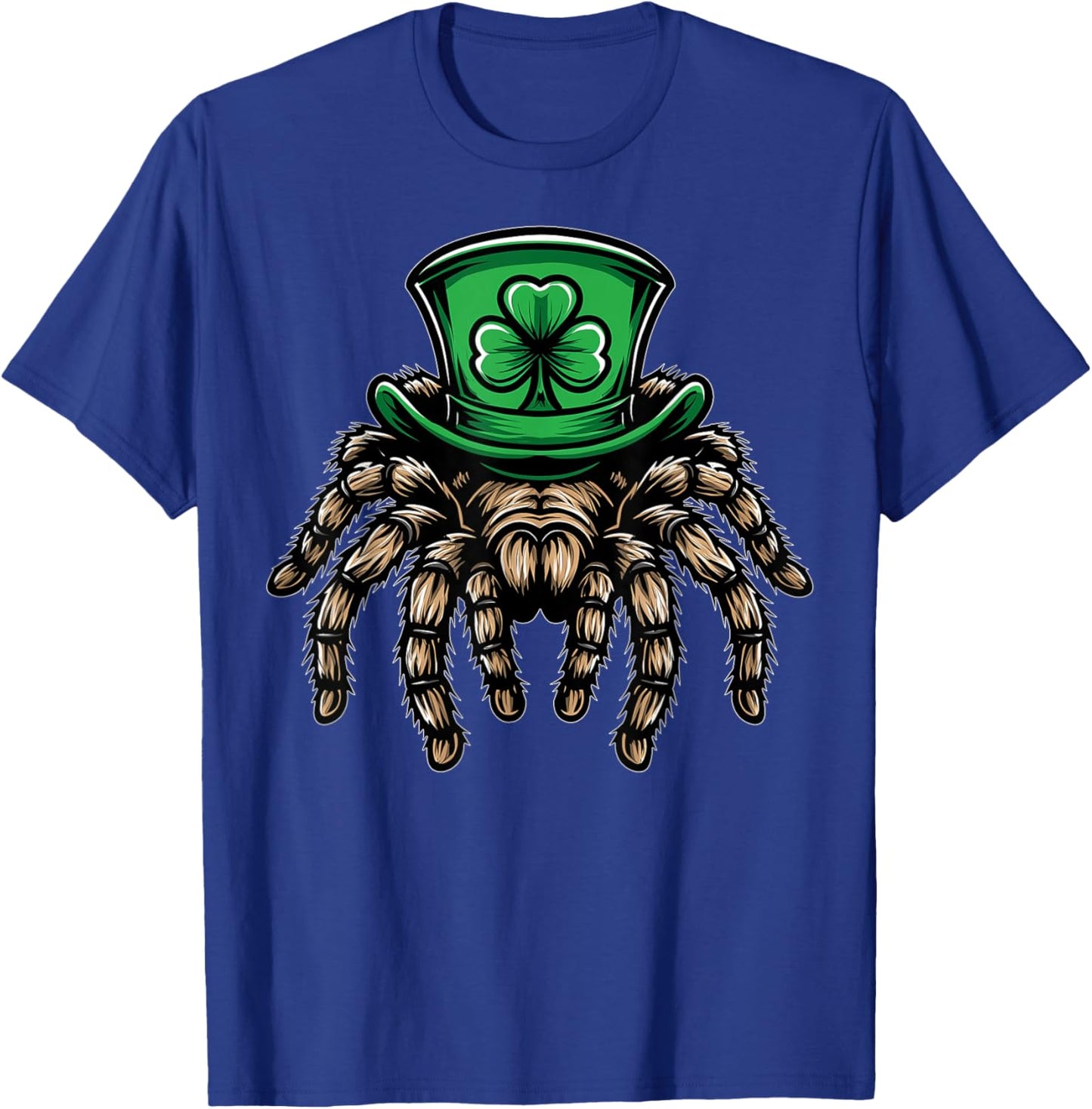 Tarantula Spider St. Patricks Day Pattys Day Irish Ireland T-Shirt - T-Shirt | Royal