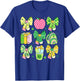 Lucky Teacher St Patrick's Day Coquette Bow Book Apple T-Shirt - T-Shirt | Royal