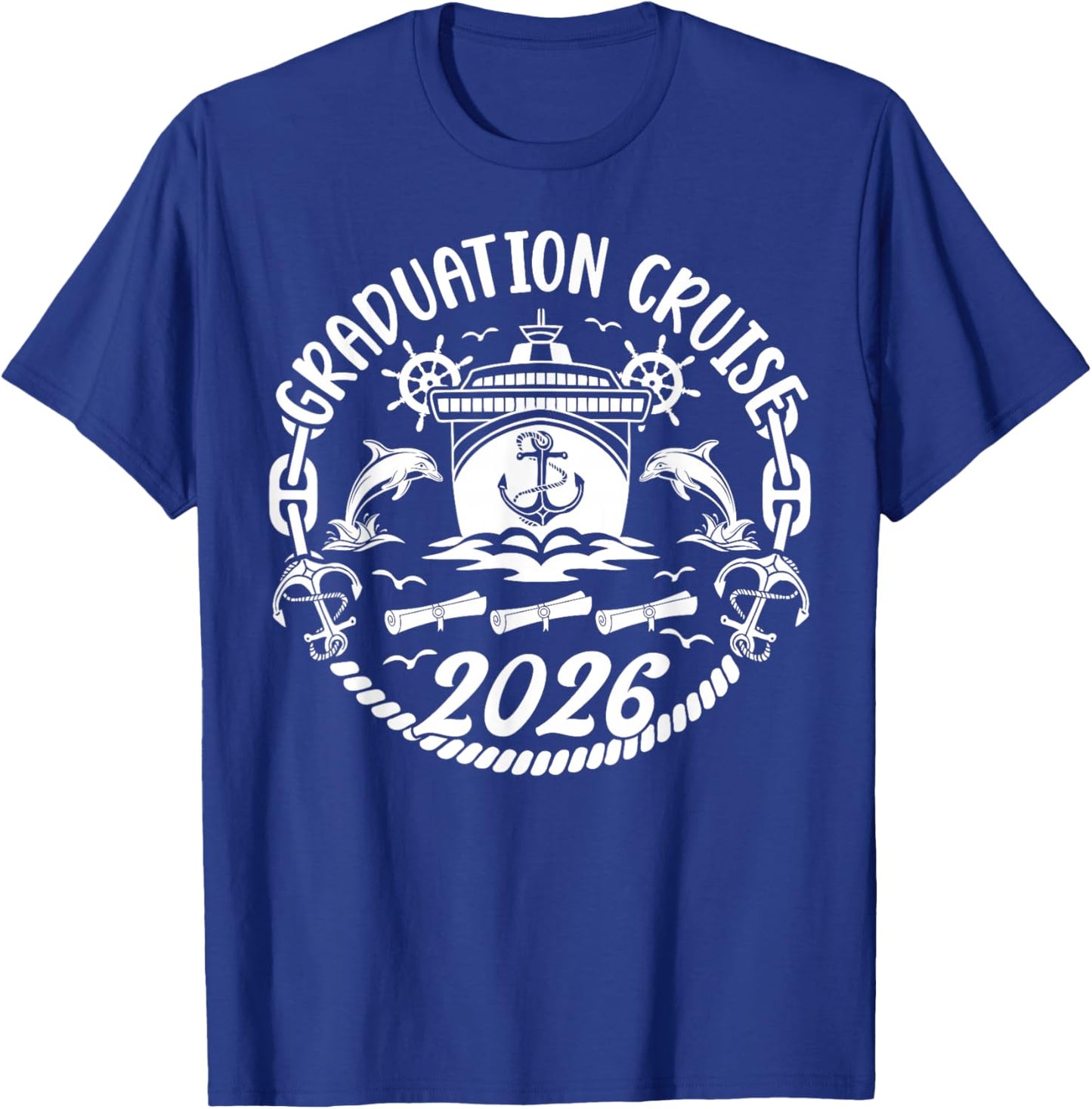Graduation Cruise Trip 2026 Vacation Graduate Cruising T-Shirt - T-Shirt | Royal