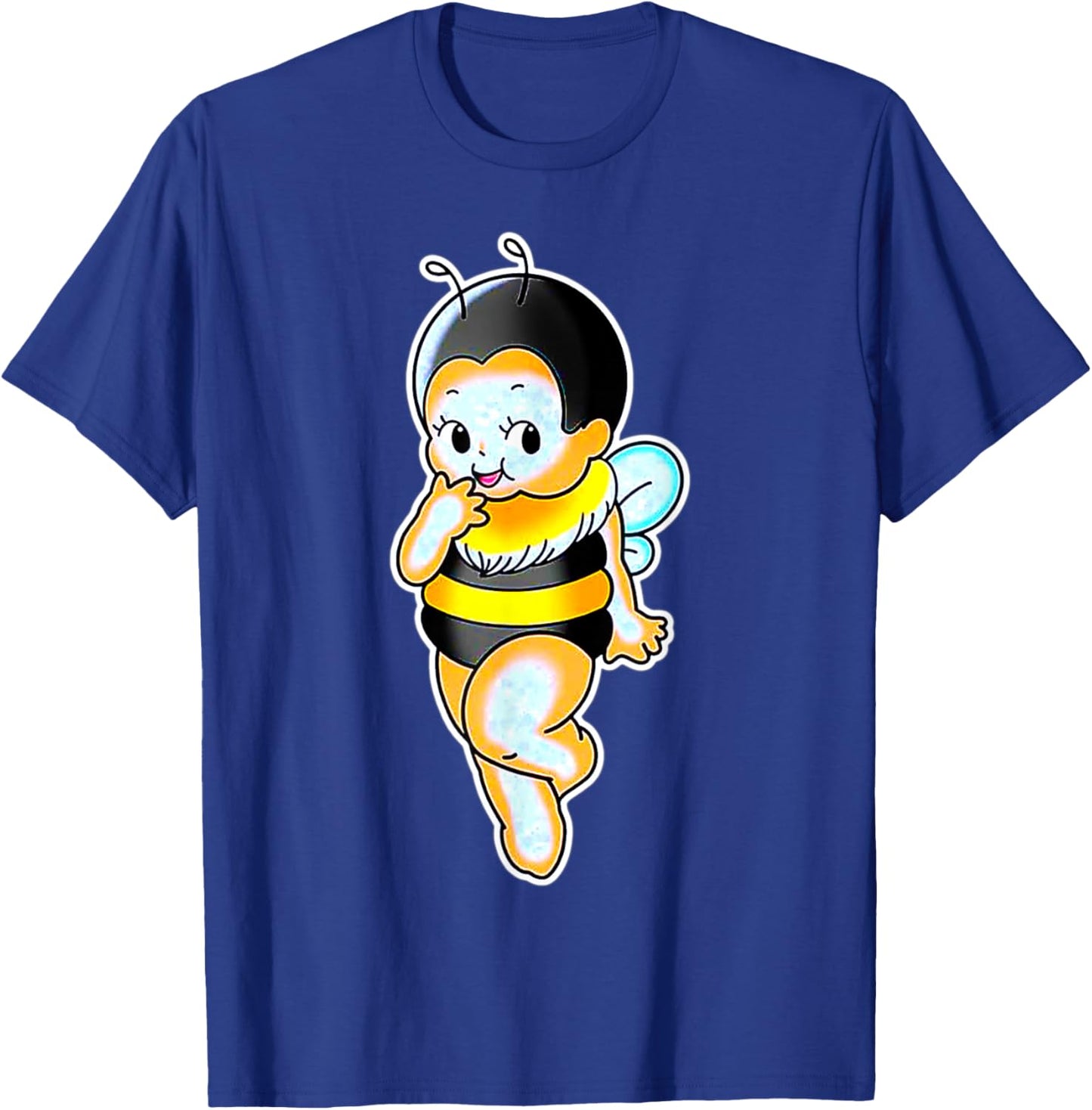 Kewpie Baby Bumblebee T-Shirt - T-Shirt | Royal