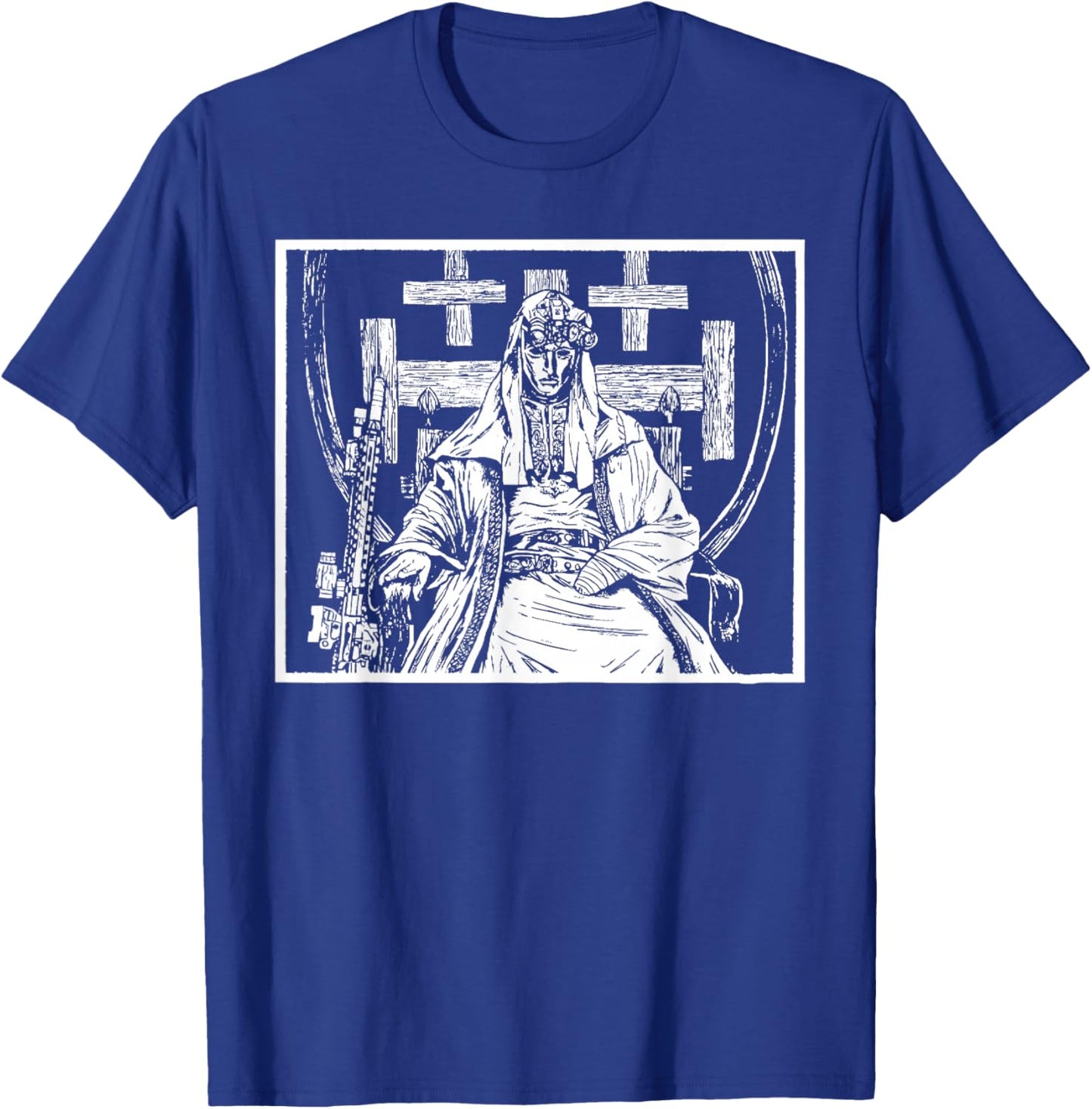 Sliver Mask King Baldwin IV Meme The Leper King Warrior T-Shirt - T-Shirt | Royal