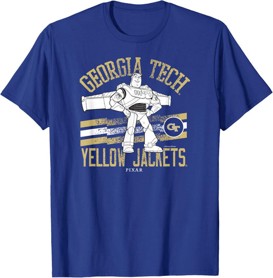 Georgia Tech Yellow Jackets Buzz Lightyear Vintage Navy T-Shirt - T-Shirt | Royal