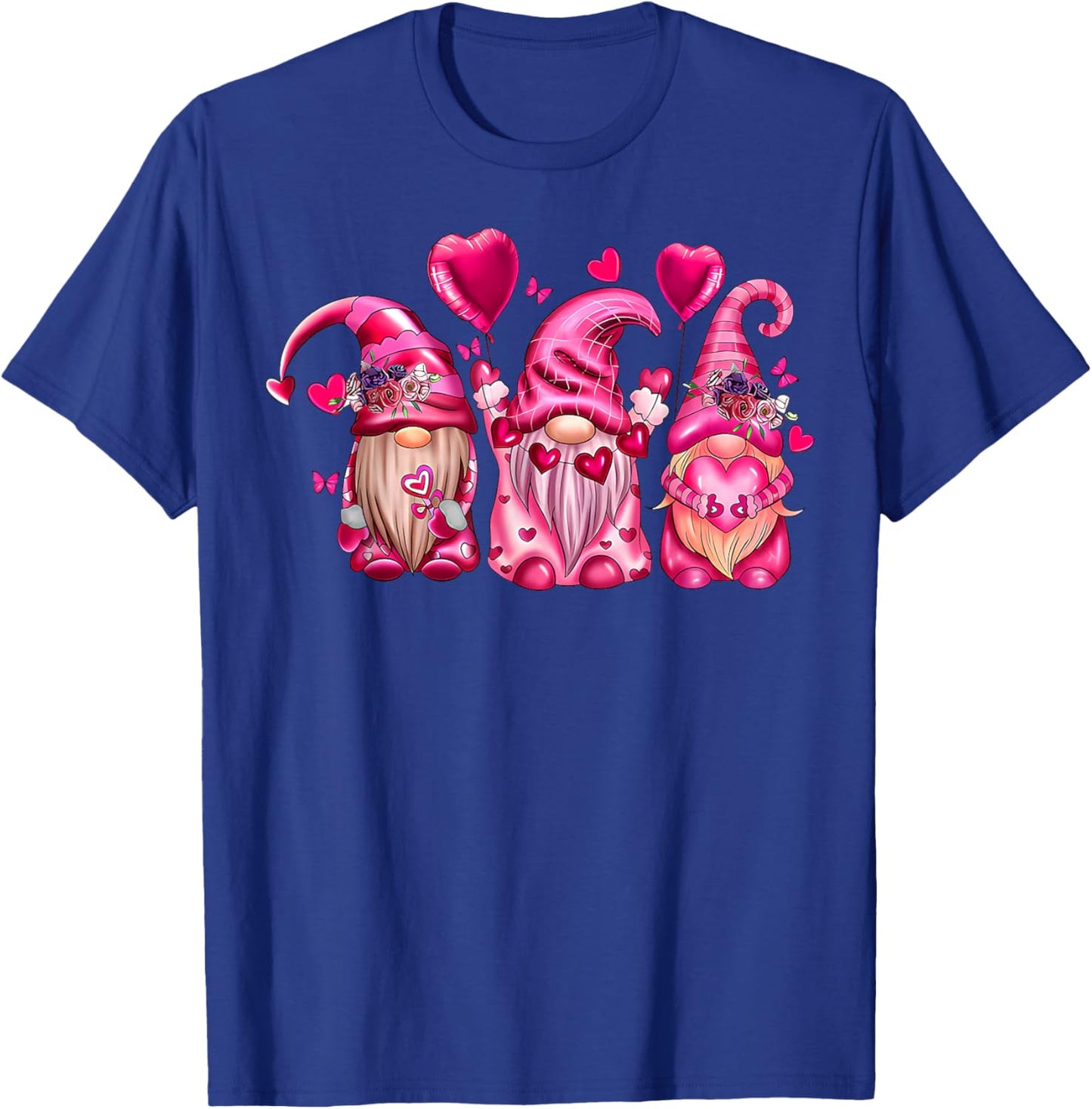 Valentine's Shirt for Cute Gnomes Love Heart T-Shirt - T-Shirt | Royal