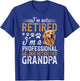 Professional Golden Retriever Grandpa Golden Grandpa T-Shirt - T-Shirt | Royal
