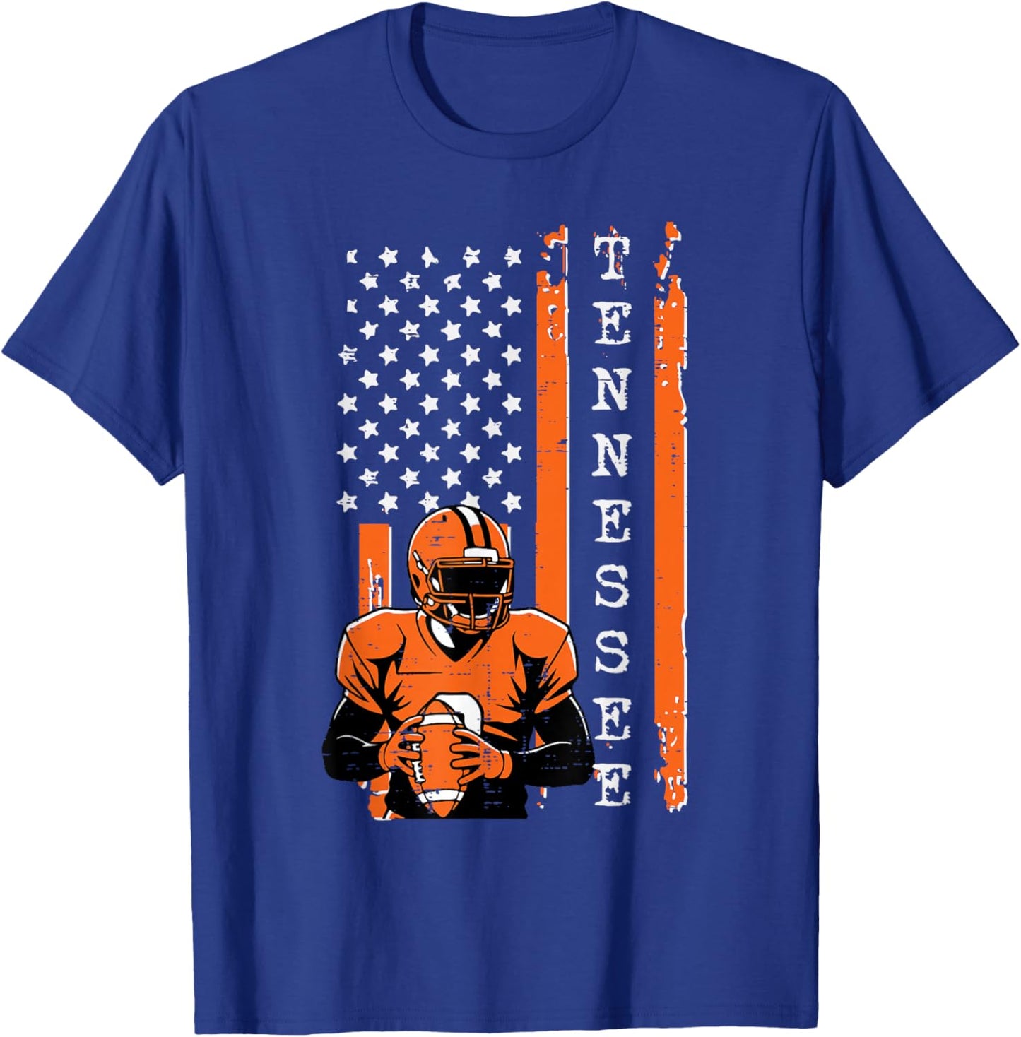 Tennessee US Flag Men Kids Boys Women Girls Youth Teen T-Shirt - T-Shirt | Royal