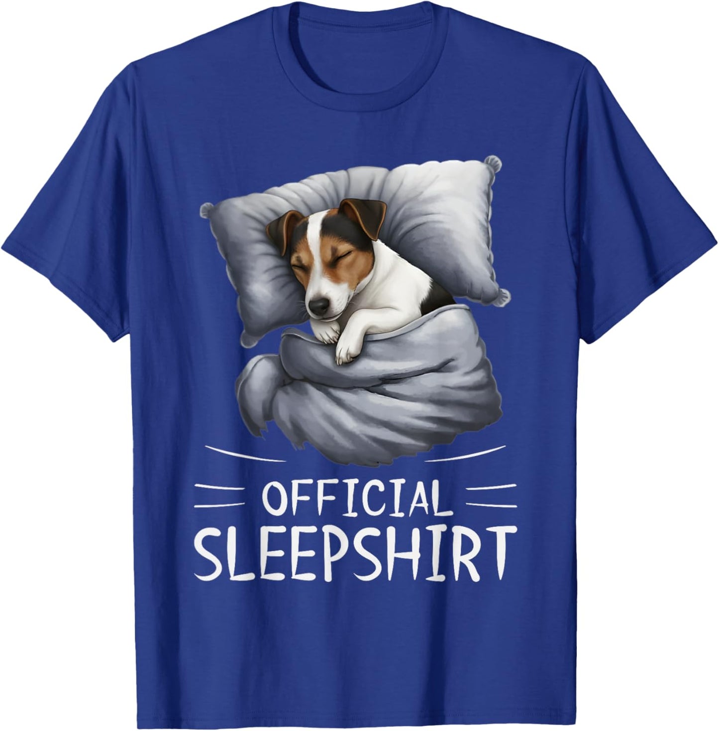Jack Russell Terrier Official Sleepshirt Pajamas Nightgown T-Shirt - T-Shirt | Royal