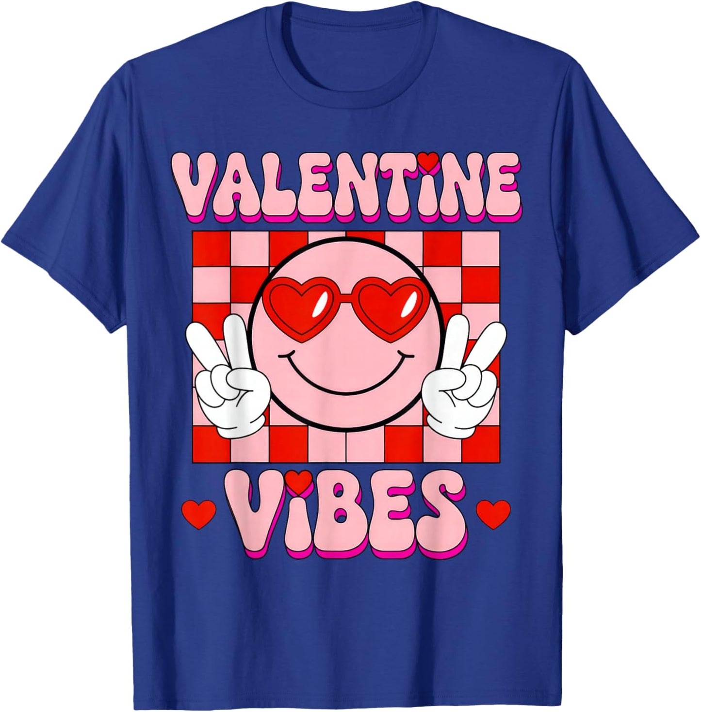 Groovy Valentine Vibes T-Shirt - T-Shirt | Royal