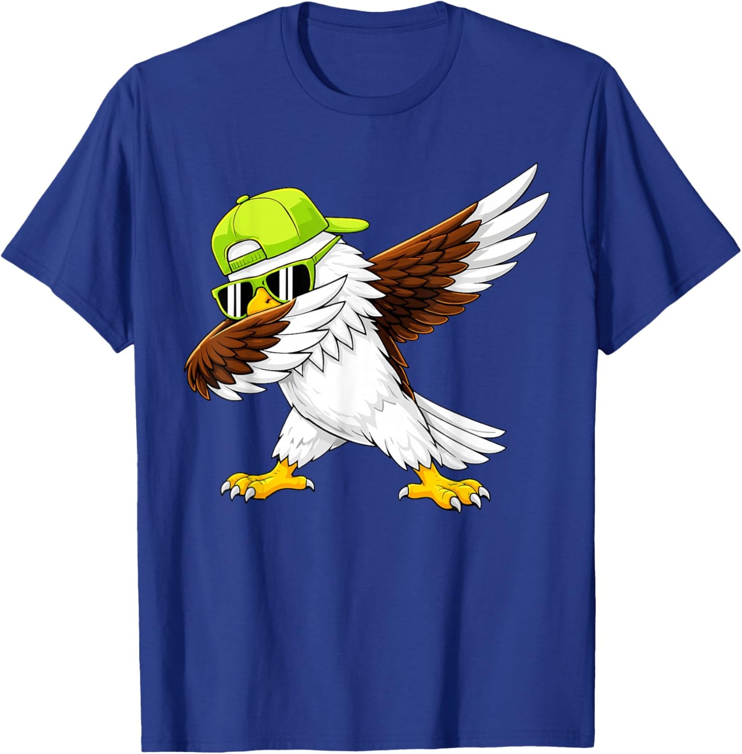 Sea Hawk Dabbing Women Youth Toddler Kids Boys Girls T-Shirt - T-Shirt | Royal