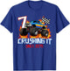 Crushing It Since 2019 Seven 7th Birthday Boys 7 Years Old T-Shirt - T-Shirt | Royal