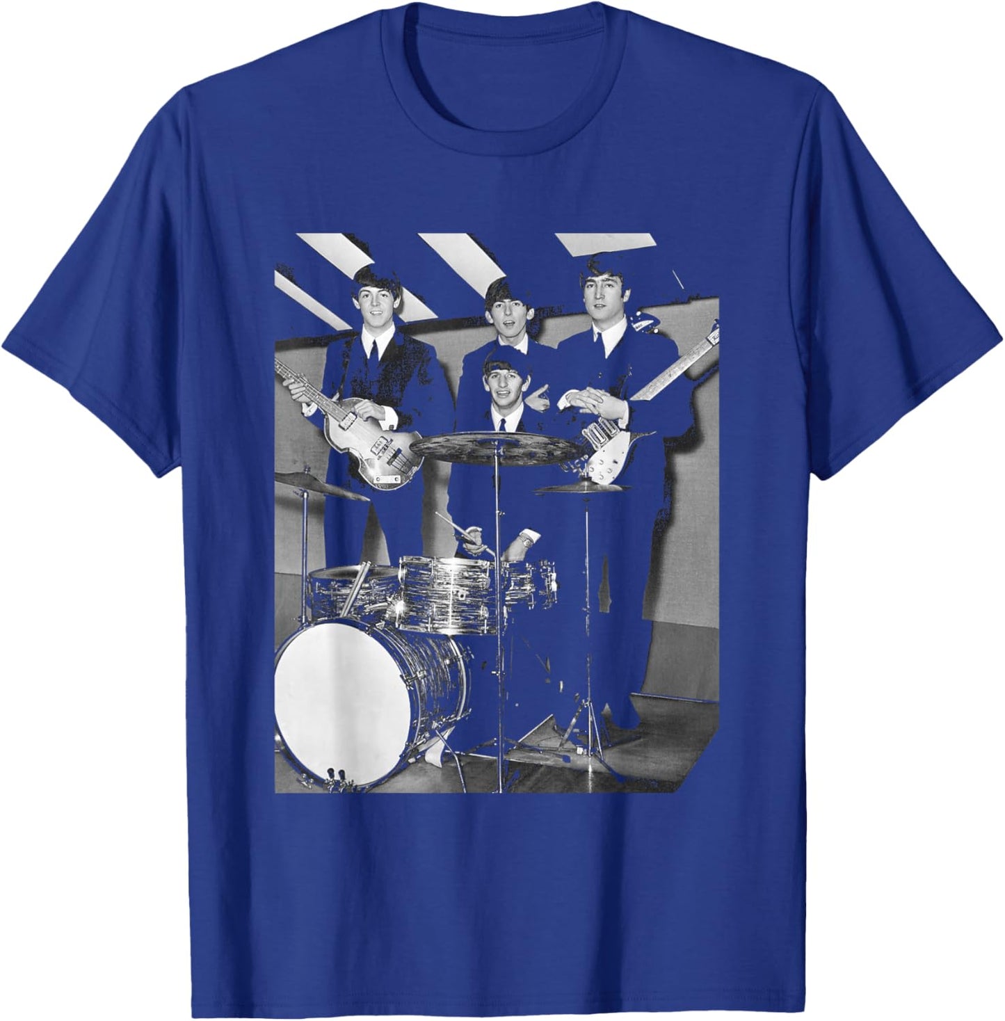Paul George John & Ringo The Beatles Thank Your Luck Stars T-Shirt - T-Shirt | Royal