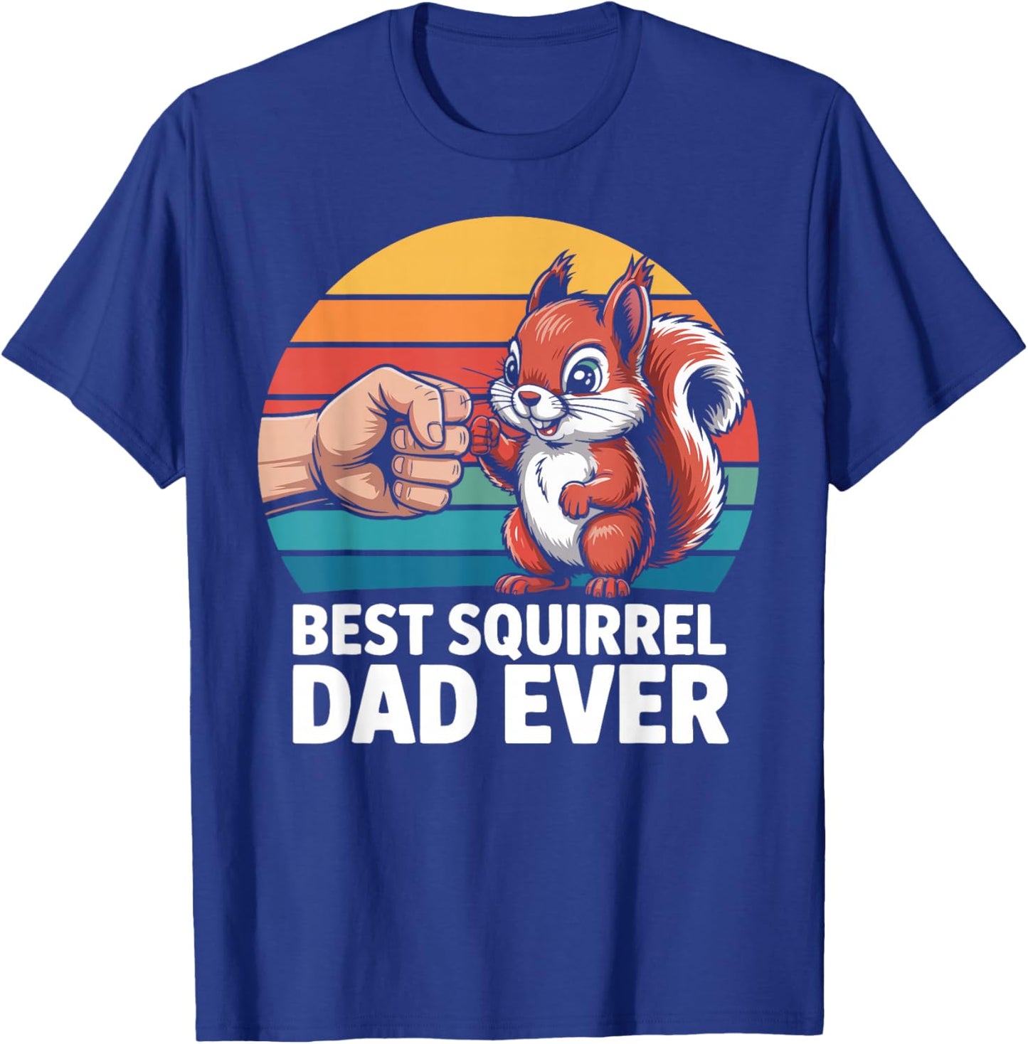 Best Squirrel Dad Squirrel Owner Pet Squirrel Lover T-Shirt - T-Shirt | Royal