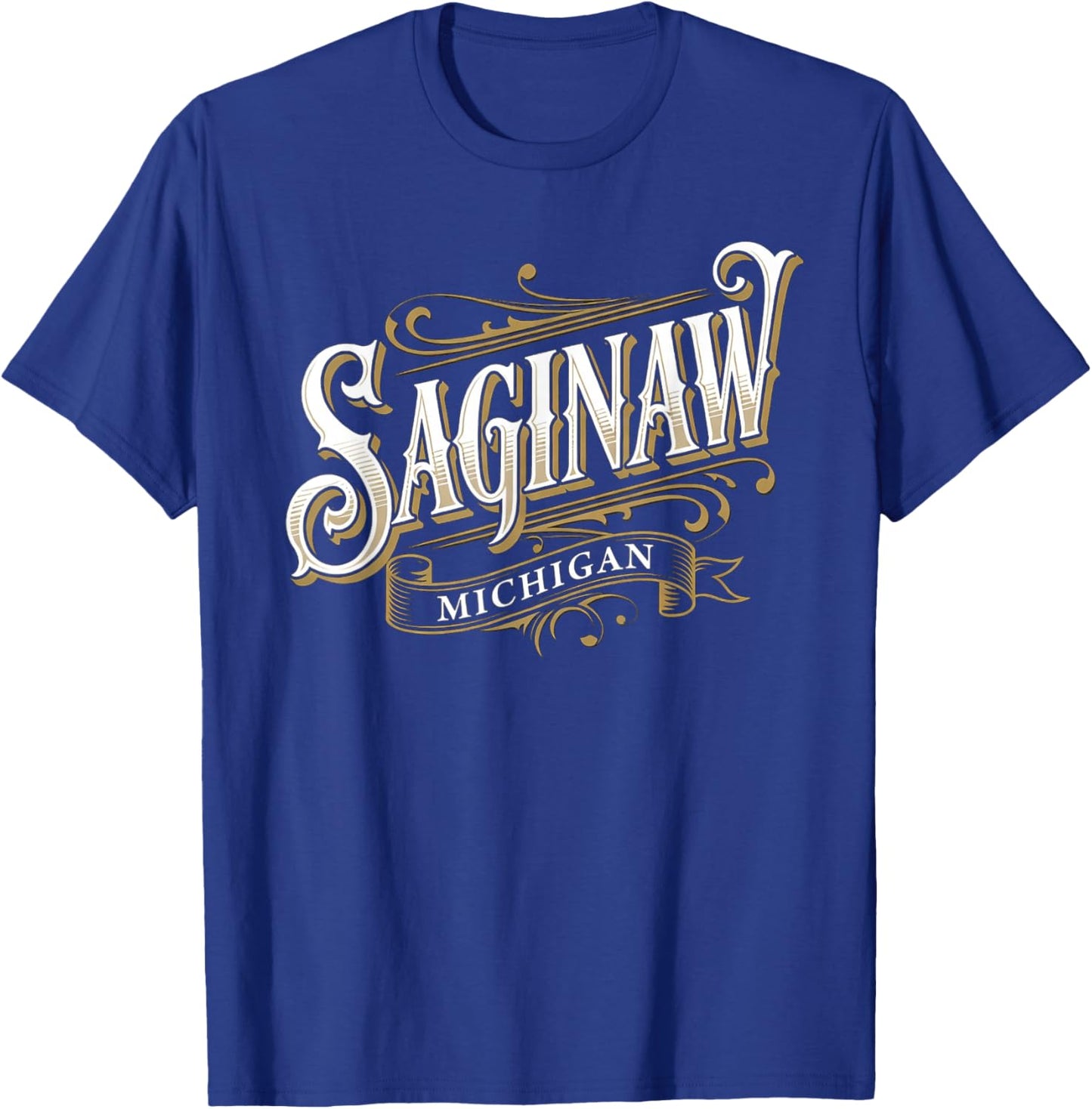 Saginaw Michigan T-Shirt - T-Shirt | Royal