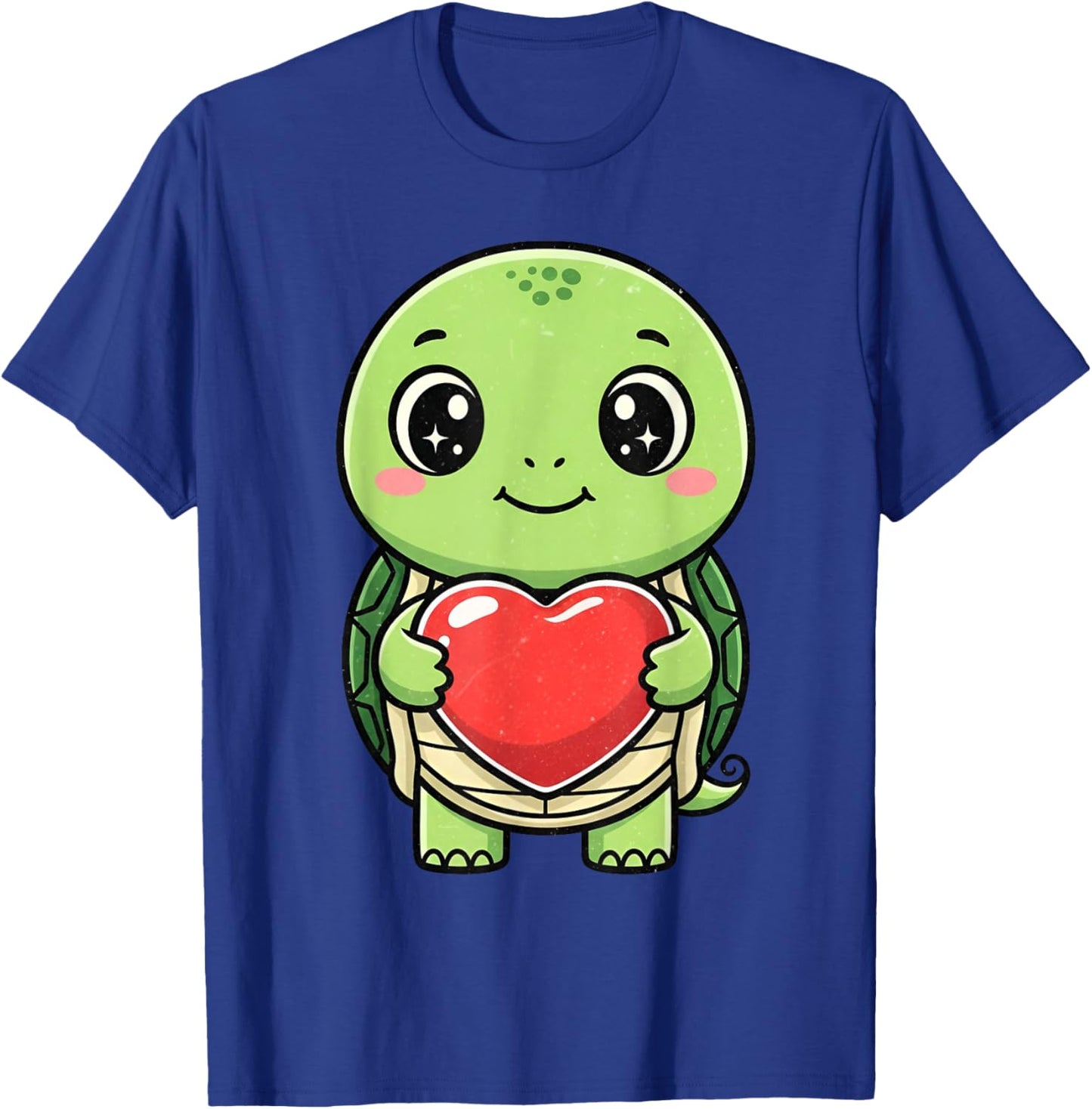 Cute Turtle Funny Heart Lover Valentines Men Women Kids T-Shirt - T-Shirt | Royal