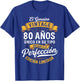 Vintage 80th Birthday Men Funny 80 Birthday Spanish T-Shirt - T-Shirt | Royal
