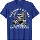 I'm A Simple Old Man I Like Beer and I Like Boobs Monkey T-Shirt - T-Shirt | Royal