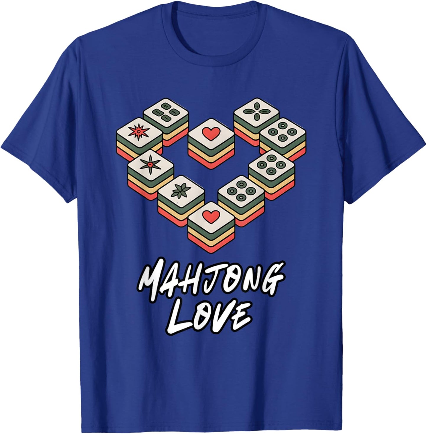 Funny Mahjong Love Chinese Game Player It's Mahjong Time T-Shirt - T-Shirt | Royal