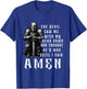 Christian Warrior Knight Templar Armor of God T-Shirt - T-Shirt | Royal