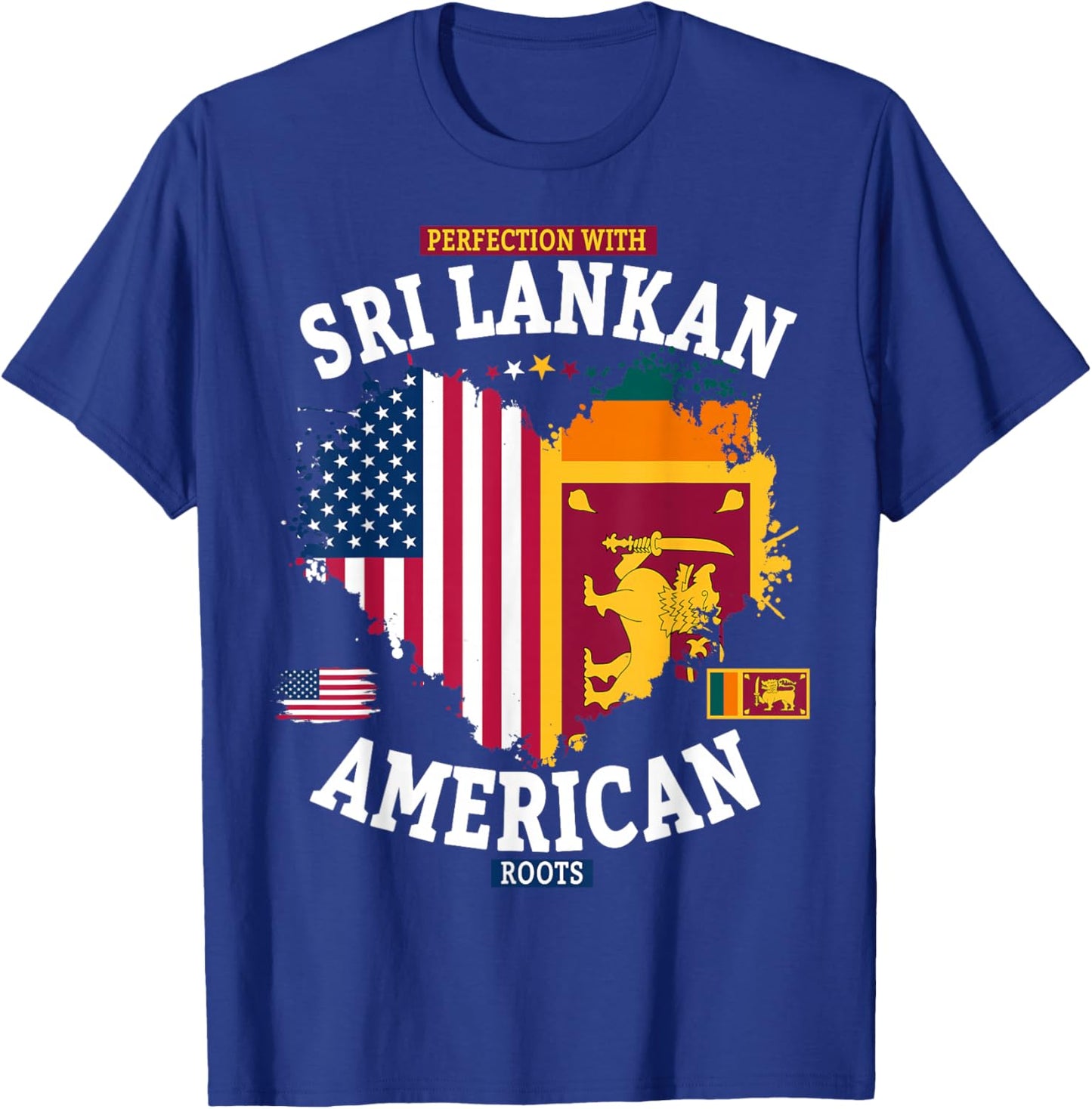 Sri Lanka American Flag Costume Idea for Kids & Sri Lankan T-Shirt - T-Shirt | Royal