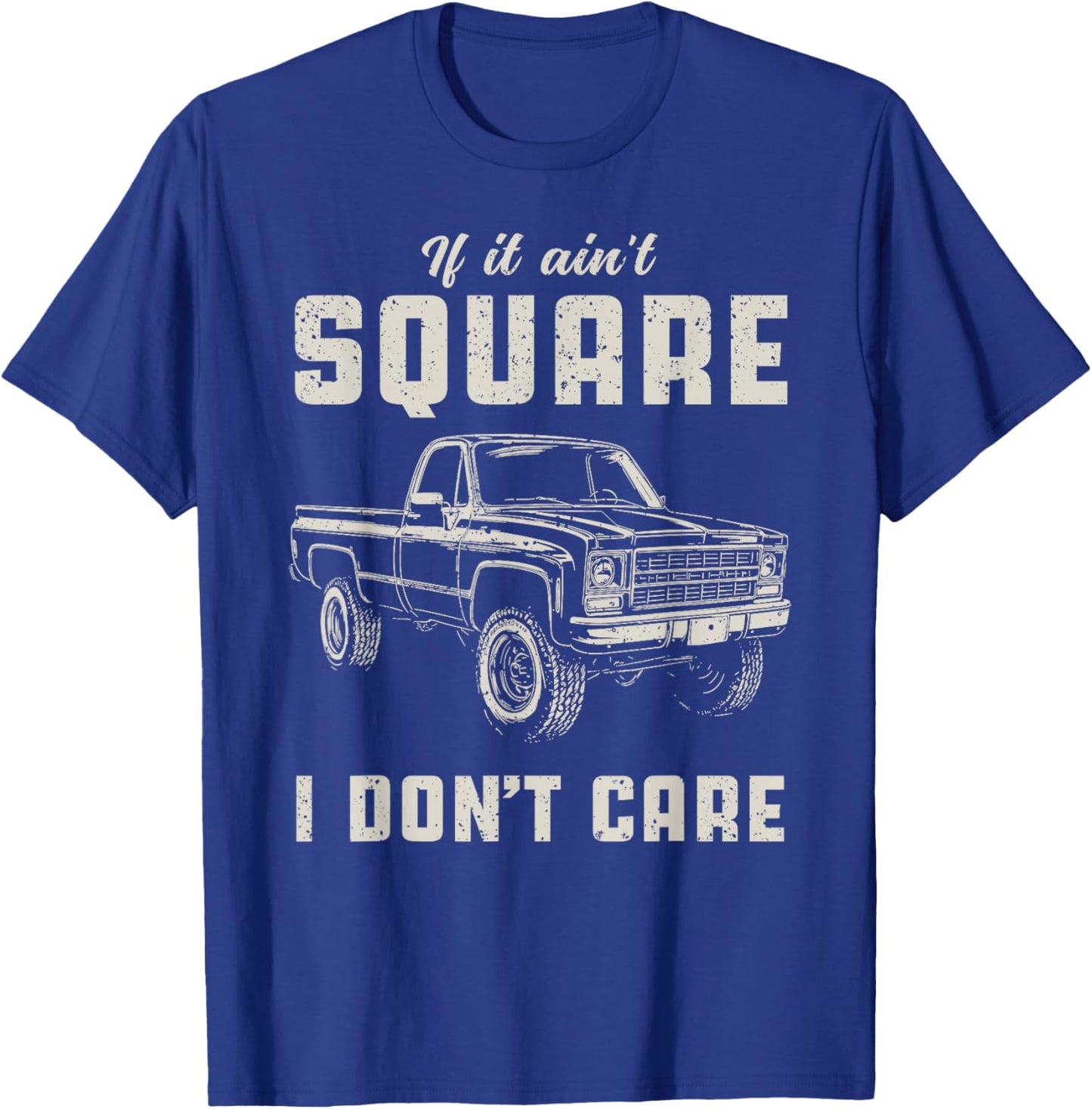 Funny Squarebody Truck T-Shirt - T-Shirt | Royal