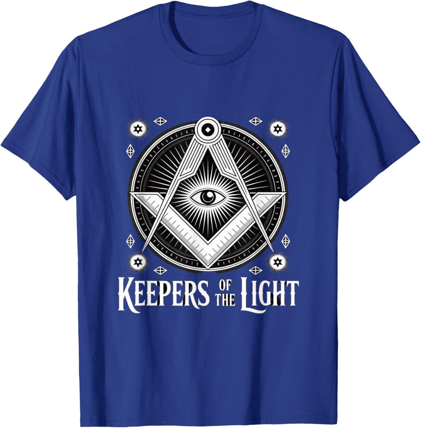 Keepers of The Light All Seeing Eye Freemason T-Shirt - T-Shirt | Royal