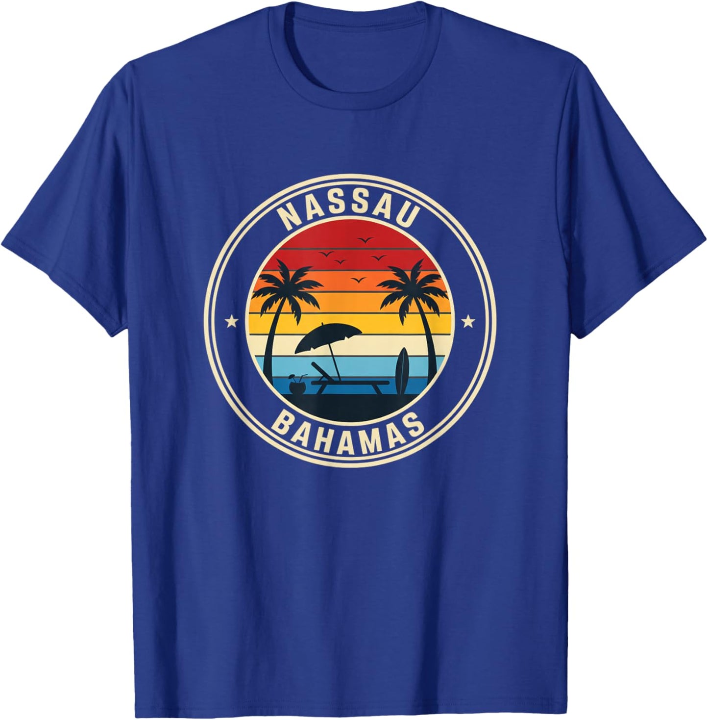 Nassau Bahamas Sunset Beach Vacation Travel Souvenir T-Shirt - T-Shirt | Royal