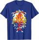 Power Rangers Awesome 4th Birthday Mini Action Shot T-Shirt - T-Shirt | Royal
