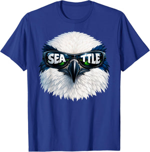 Vintage Bird Head Women Kids T-Shirt - T-Shirt | Royal