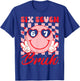 Retro Six Seven 67 Meme Valentine’s for Teens Boys Girls Kid T-Shirt - T-Shirt | Royal