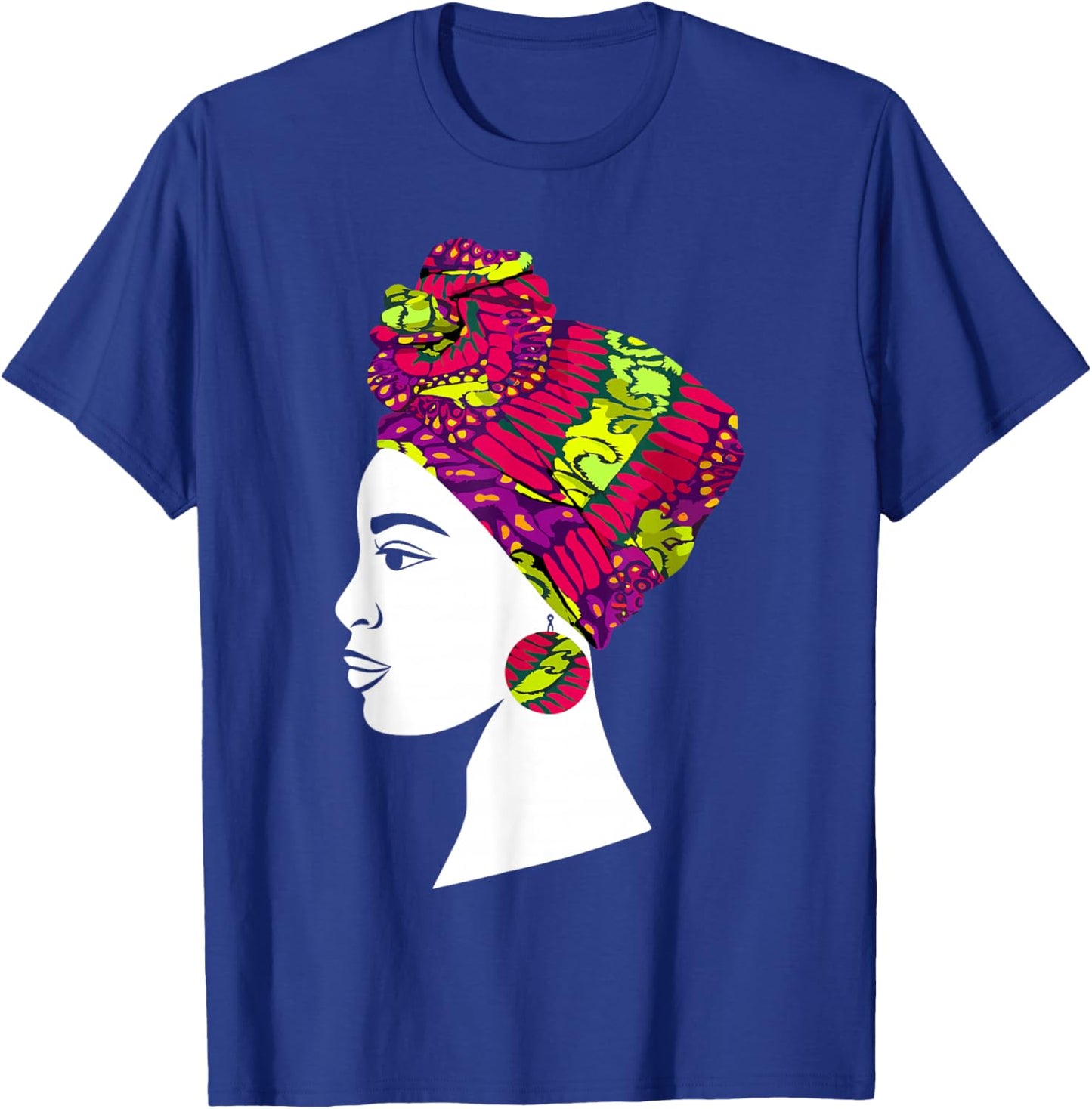 Best African Art Girls Kente Cloth African Print T-Shirt - T-Shirt | Royal