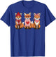 Retro Cute Fox Valentine T-Shirt - T-Shirt | Royal