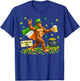 Bigfoot St Patrick's Day Irish Flag Cape Beer Rock Sasquatch T-Shirt - T-Shirt | Royal
