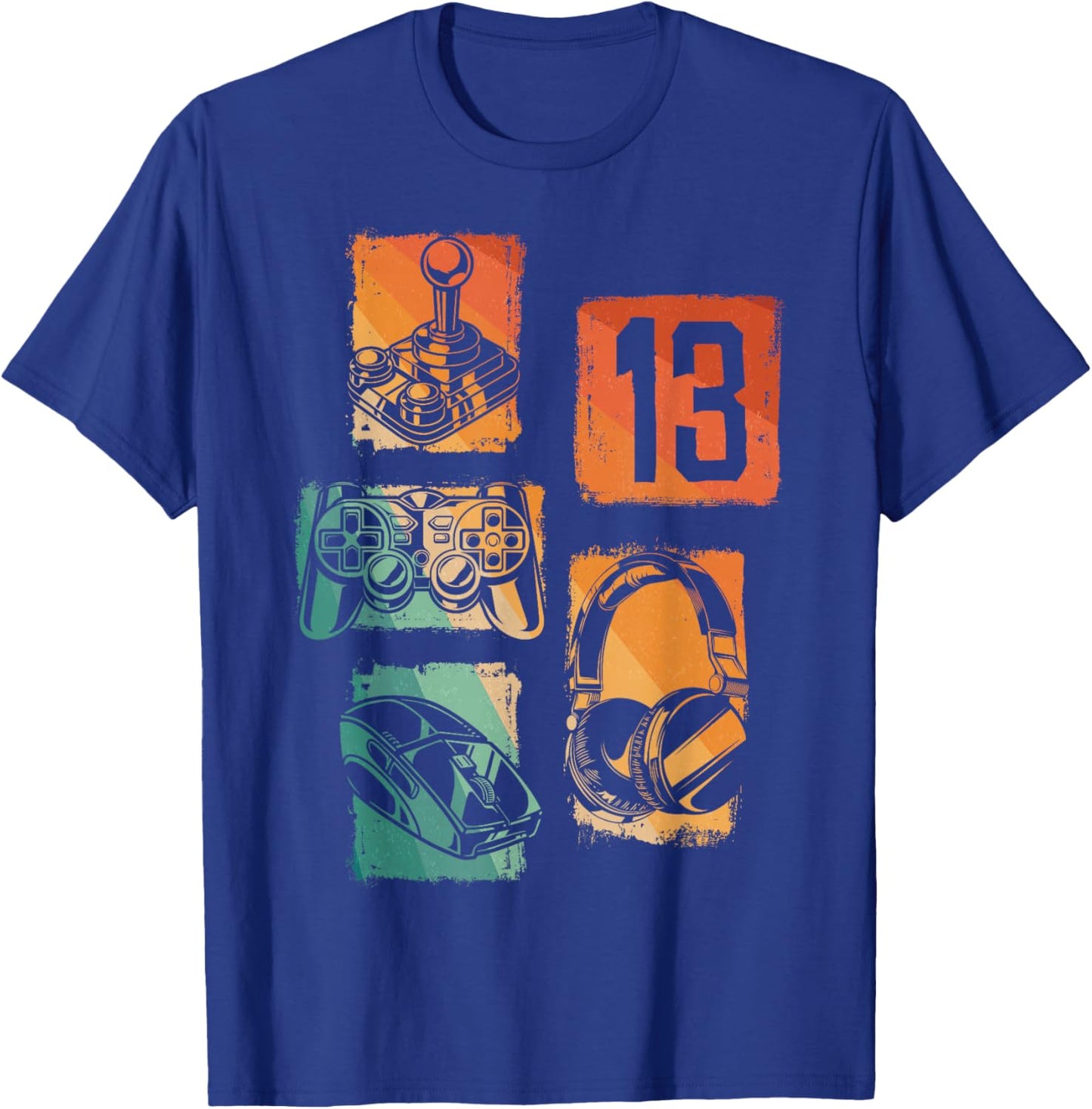 Level 13 Unlocked Gamer 13th Birthday Gaming Boys Girls T-Shirt - T-Shirt | Royal